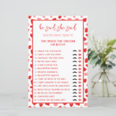 赤いハート花嫁または花婿が誰がゲームを言ったか推測 (スタンド正面)