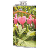 赤いハート花 フラスク (左)