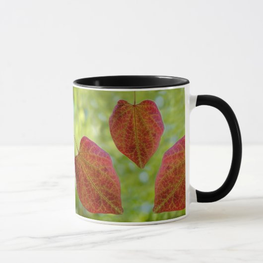 赤いハート葉 マグカップ (右)