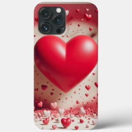 赤いハート電話ケース iPhone 13 PRO MAXケース