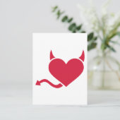 赤いハート魔 ポストカード (スタンド正面)