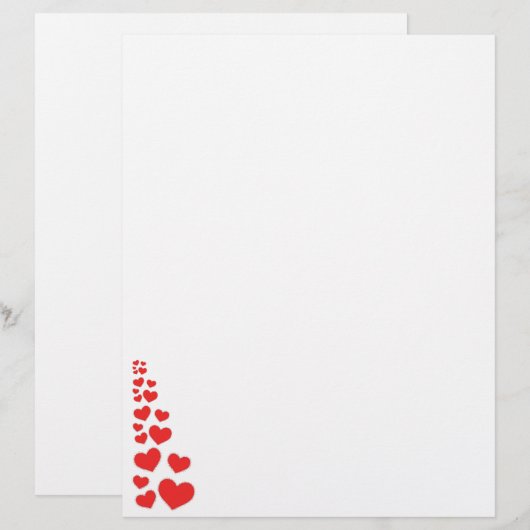 赤いハート (正面/裏面)