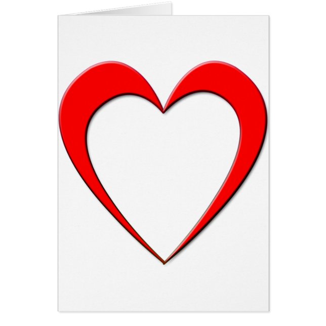 赤いハート (正面)