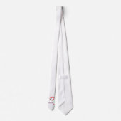 赤いハート・オブ・ア絵を描ート・ラヴ絵を描・ブラシアーティスト ネクタイ (裏面)