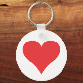 赤いハート キーホルダー (正面)