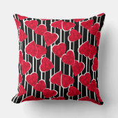 赤いハート クッション (正面)