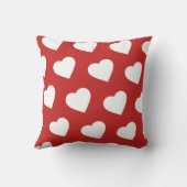 赤いハート クッション (裏面)