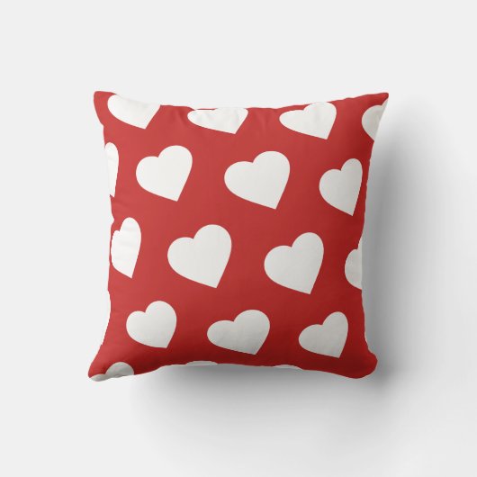 赤いハート クッション (裏面)