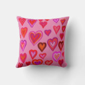 赤いハート クッション (裏面)