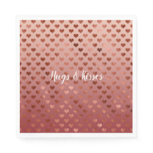 赤いハート グラデーション