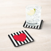 赤いハート コースター (右側)