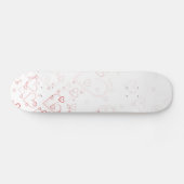 赤いハート スケートボード (横)