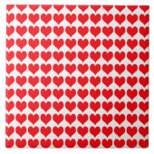 赤いハート タイル (正面)