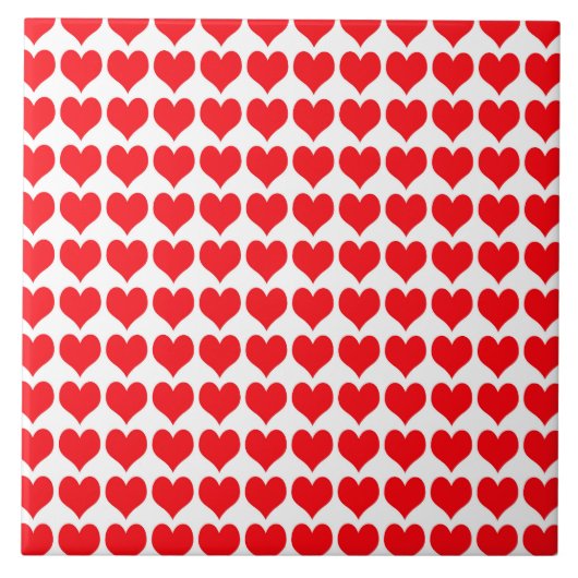 赤いハート タイル (正面)