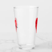 赤いハート タンブラーグラス (左)