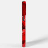 赤いハート – テクスチャ Case-Mate iPhoneケース (裏面 / 右)