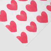 赤いハート(デザイン34赤シリーズ) 薄葉紙 (詳細)