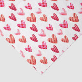 赤いハート(デザイン35赤色シリーズ) 薄葉紙 (詳細)