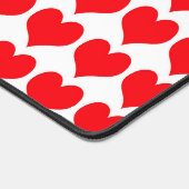 赤いハート デスクマット (コーナー)