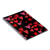 赤いハート ノートブック (右側)