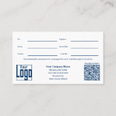 赤いハート　ハッピー・マザーズ・デイ　ギフト・証明書 ロイヤリティカード (裏面)