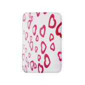 赤いハート バスマット (正面縦)