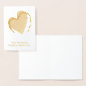 赤いハート、バレンタイン 箔カード (ディスプレー)