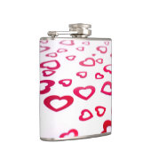 赤いハート フラスク (右)