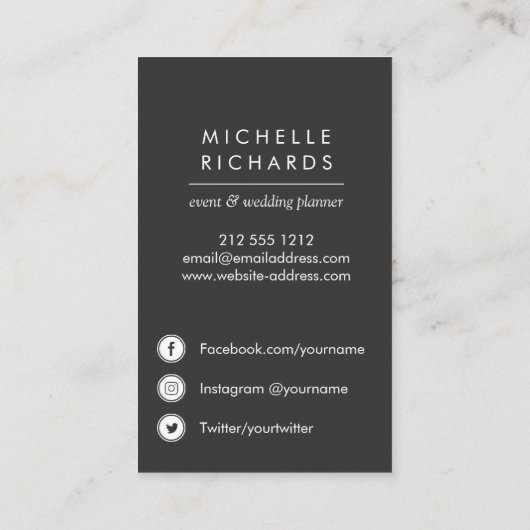 赤いハート|プロフェッショナルソーシャルメディアアイコン 名刺 (裏面)