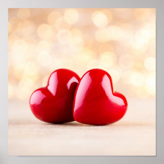 赤いハート。 ポスター (正面)