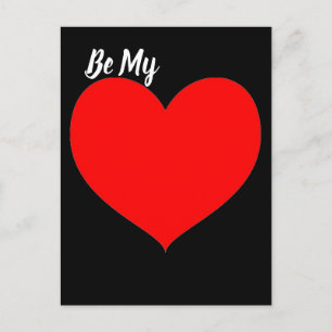 赤いハート ポストカード