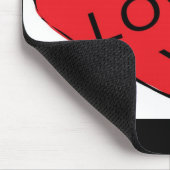 赤いハート マウスパッド (コーナー)