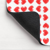 赤いハート マウスパッド (コーナー)