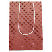 赤いハート ミディアムペーパーバッグ (裏面)