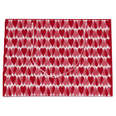 赤いハート ラージペーパーバッグ (正面)