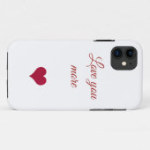赤いハート 愛してる iPhone / iPad ケース Case-Mate iPhoneケース (裏面(横))