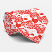 赤いハート、愛。 ネクタイ (ロール)