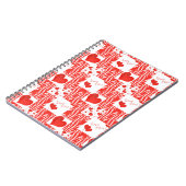 赤いハート、愛。 ノートブック (左側)