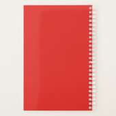 赤いハート、愛。 プランナー手帳 (裏面)