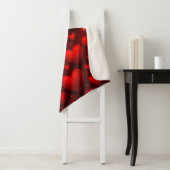 赤いハート(星付き) シェルパブランケット (インサイチュ)