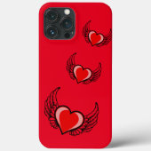 赤いハート Case-Mate iPhoneケース (裏面)