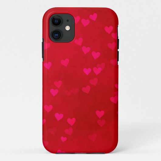 赤いハート Case-Mate iPhoneケース (裏面)