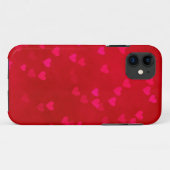 赤いハート Case-Mate iPhoneケース (裏面(横))