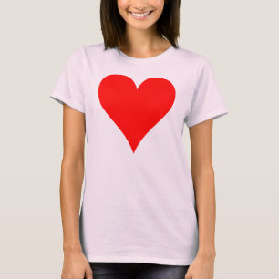 赤いハート Tシャツ