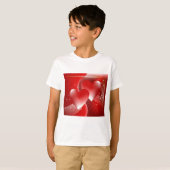 赤いハート Tシャツ (正面フル)