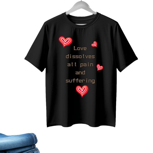 赤いハート Tシャツ