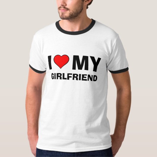 赤いハート Tシャツ (正面)