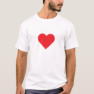 赤いハート Tシャツ