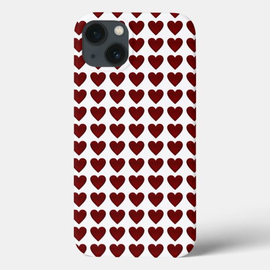 赤いハートiPhoneケース Case-Mate iPhoneケース (裏面)