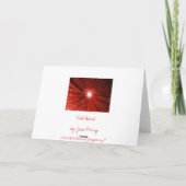 赤いハート'love & キス'バレンタインデーのカード シーズンカード (裏面)